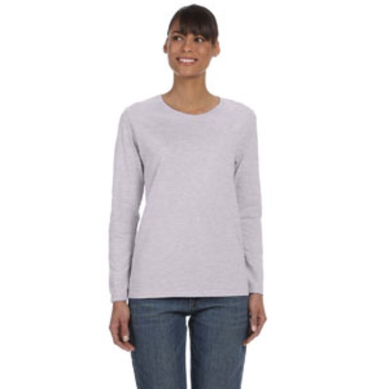 Ladies' Heavy Cotton™ Long-Sleeve T-Shirt Thumbnail