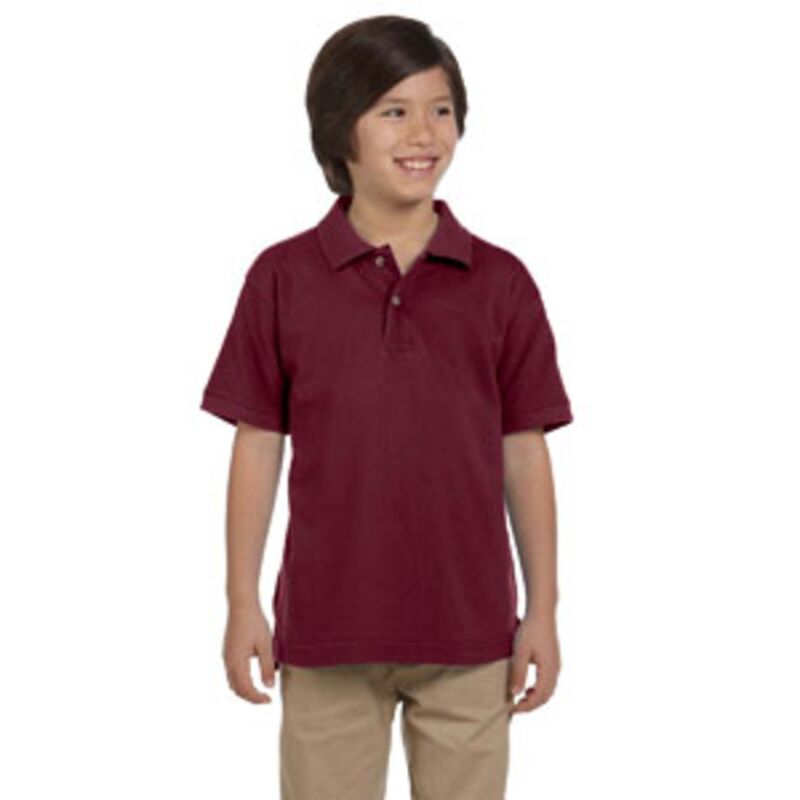 Youth 6 oz. Ringspun Cotton Piqué Short-Sleeve Polo Thumbnail