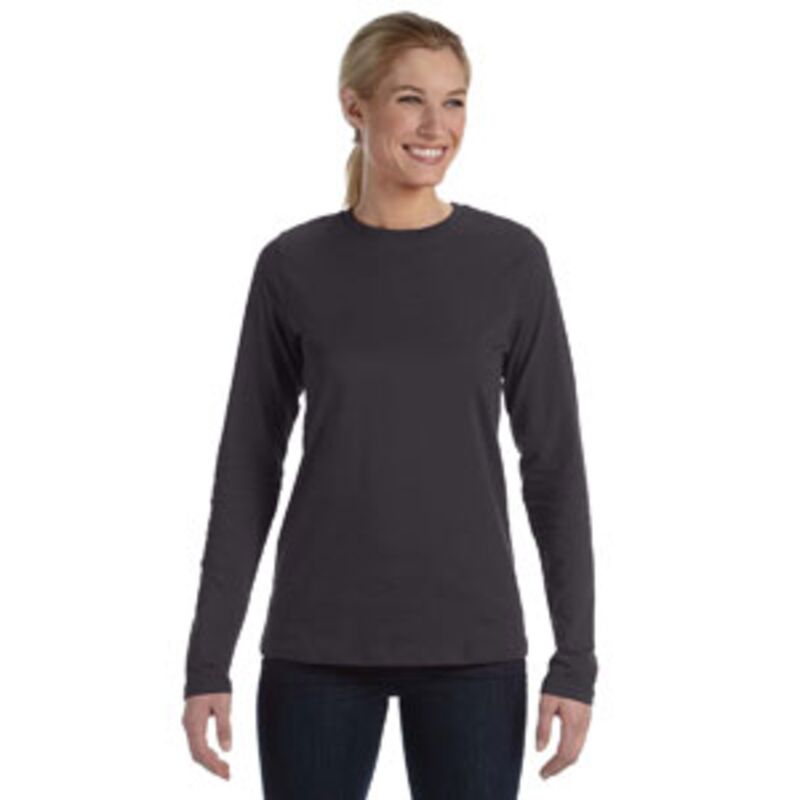 Ladies' Relaxed Jersey Long-Sleeve T-Shirt Thumbnail
