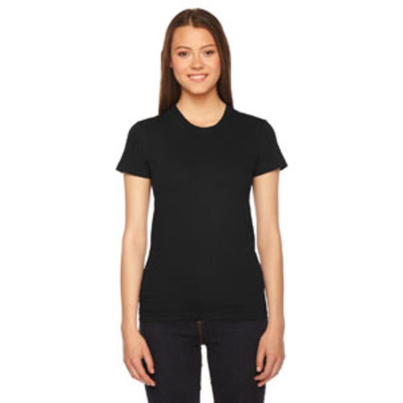Ladies' Fine Jersey USA Made Short-Sleeve T-Shirt Thumbnail
