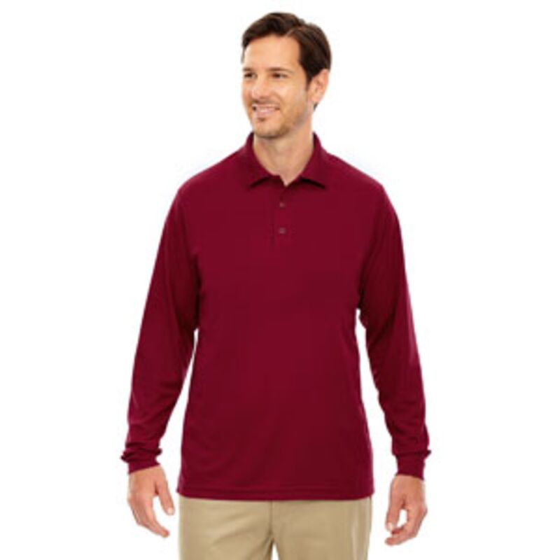 Men's Pinnacle Performance Long-Sleeve Piqué Polo Thumbnail