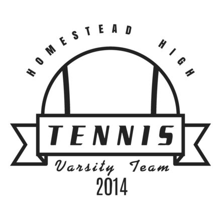 Tennis Template DNT001 BW Thumbnail