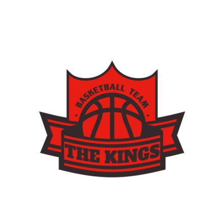 The Kings Basketball team Logo Template Thumbnail