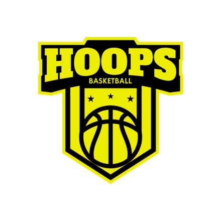 Hoops Basketball logo template 04 Thumbnail