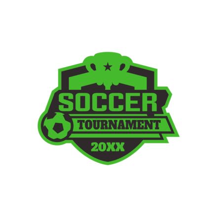 Soccer Tournament logo template 02 Thumbnail