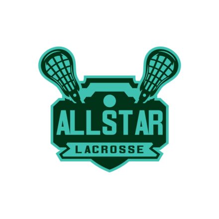 All stars Lacrosse Logo Template Thumbnail