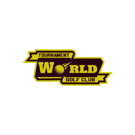 World Tournament Golf club logo template Thumbnail