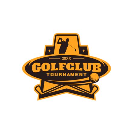 Golf club Tournament logo template 05 Thumbnail