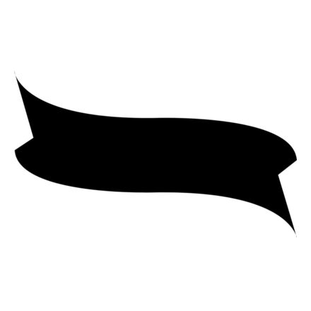 ribbon black shape Thumbnail