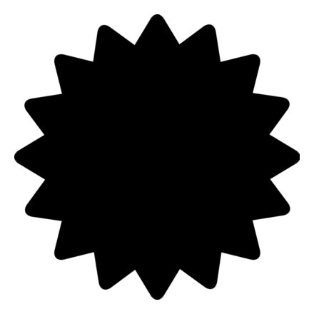 commercial label black shape Thumbnail