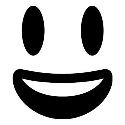 Smiling Face 1 bw Thumbnail