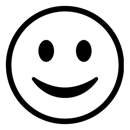 Happy Smiley Face bw Thumbnail