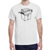 100 HEAVY COTTON SHIRTS WITH 1 COLOR PRINT Thumbnail