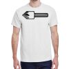 100 HEAVY COTTON SHIRTS WITH 1 COLOR PRINT Thumbnail