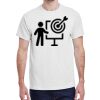 100 HEAVY COTTON SHIRTS WITH 1 COLOR PRINT Thumbnail