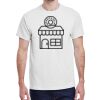 100 HEAVY COTTON SHIRTS WITH 1 COLOR PRINT Thumbnail